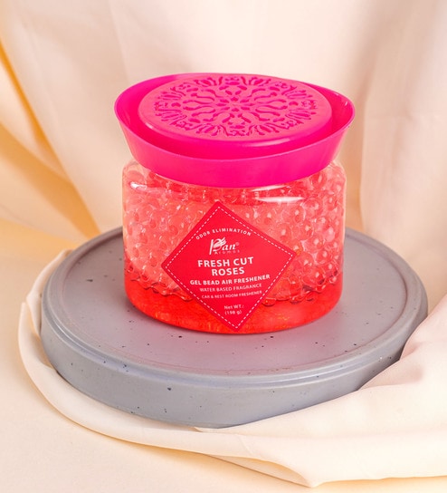 Fresh Cut Roses Plastic Air Freshner (Red)