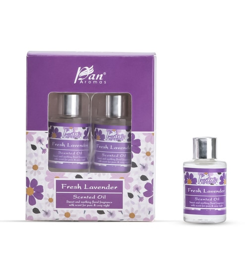 Fresh Lavender Glass Aroma Oil (Purple)
