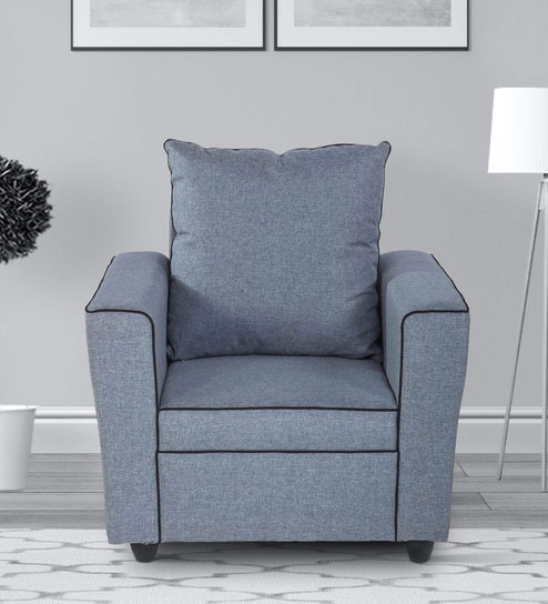 Fresno 1 Seater Sofa In Grey Colour