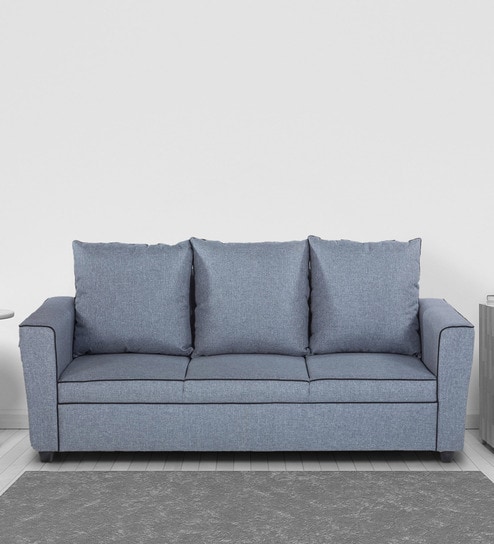 Fresno 3 Seater Sofa In Grey Colour
