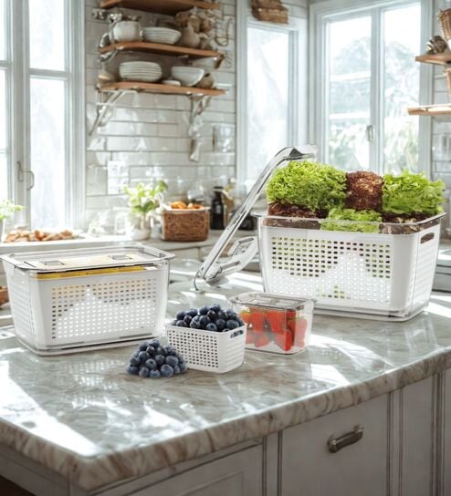 Fridge Food Basket | 480 ML, 1700 ML, 4500 ML | 3pcs Set