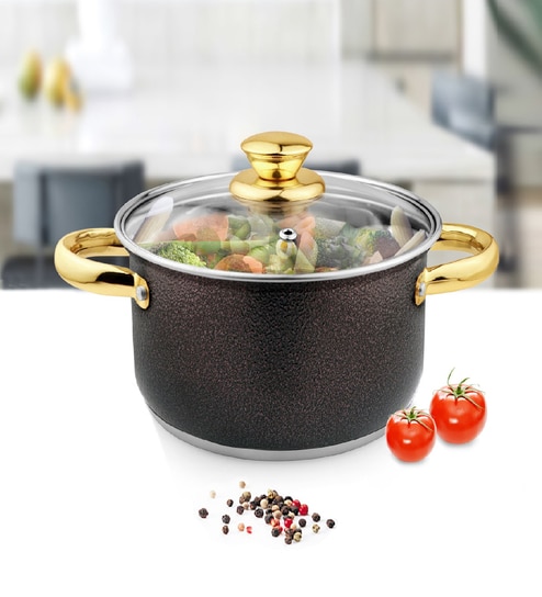 Meyer Trivantage Nickel Free Stainless Steel Triply Kadai, Steel Kadhai  With Lid, Stainless Steel Cookware With Induction Base, Small Stainless  Steel Kadhai