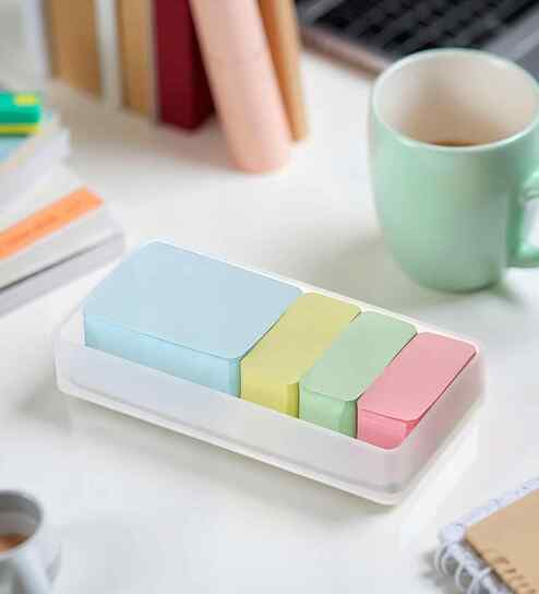Frosted White Stackable Storage Organiser