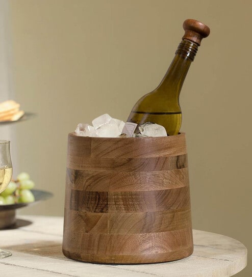 Fryst Brown MDF Wine Cooler