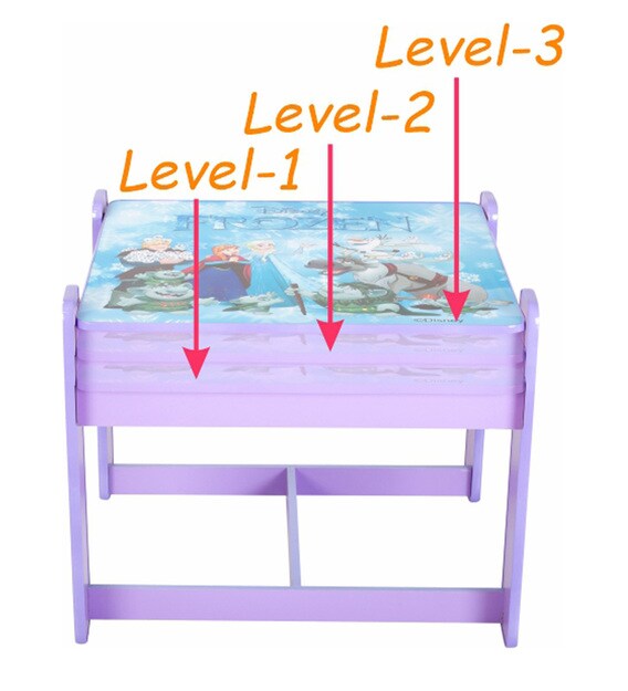 Buy Frozen Themed Activity Table with 2 Chairs in Blue Colour by YiPi