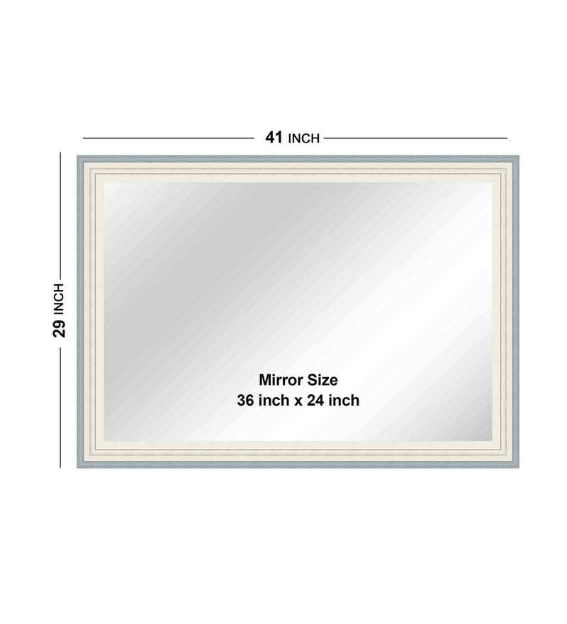 Wall Mirrors - Special Box Framed Rectangular Decorative Wall Mirror - Pepperfry