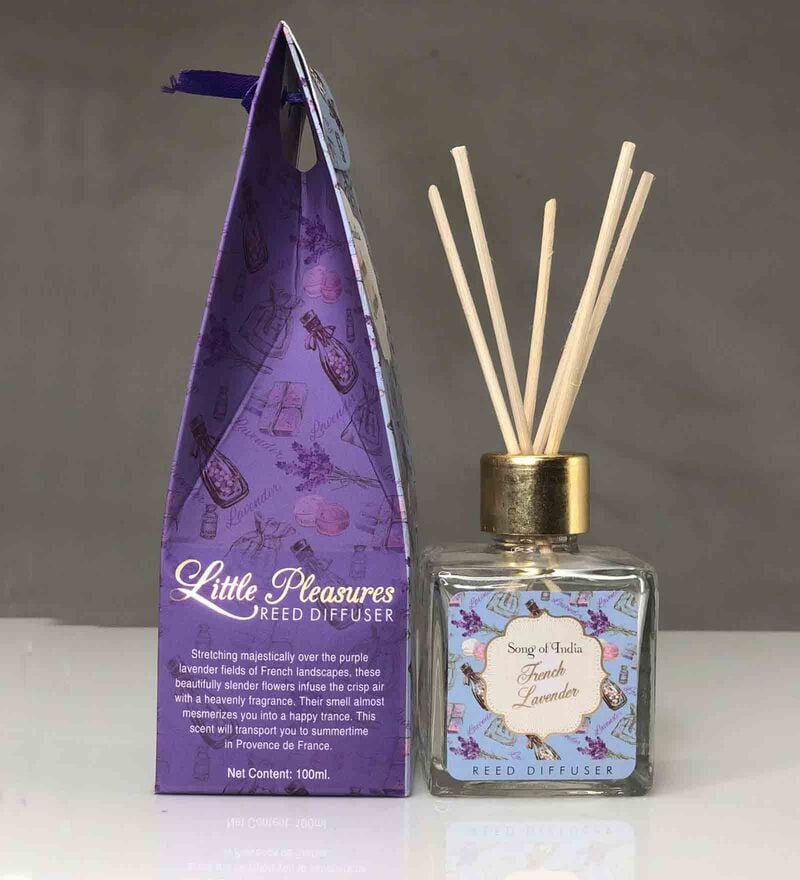 Buy French Lavender Reed Diffuser Set by Song of India Online Home