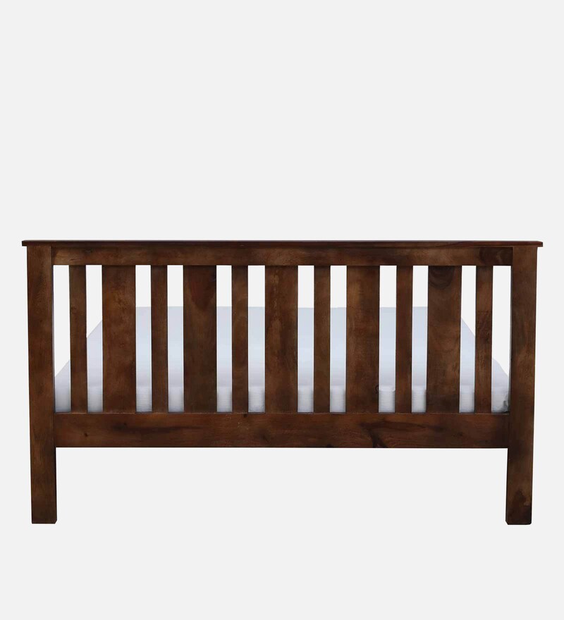 Buy Freya Sheesham Wood Queen Size Bed In Provincial Teak Finish By