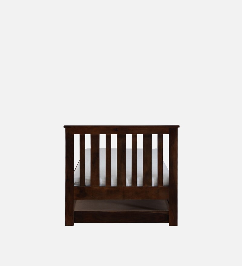 Buy Freya Sheesham Wood Single Bed In Provincial Teak Finish With