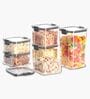 Frame-Up Containers 6pcs Set (460Ml x 3, 700ML x 2, 1300ML x 1)