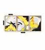 Framed Multicolour Canvas Framed Art Panels Set of 3