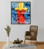 Framed Canvas Abstract Painting (30X40 Inches)
