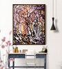 Framed Canvas Abstract Painting (30X40 Inches)