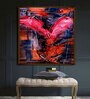Arthur Multicolour Canvas Framed Art Print