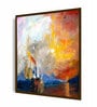 Daphne Multicolour Canvas Framed Abstract Art Print