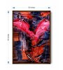 Arthur Multicolour Canvas Framed Art Print