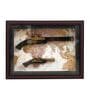Framed Gun Wall Hanging Showpiece