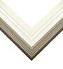 Framed Square Wall Mirror In Cream
