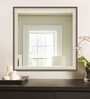 Framed Square Wall Mirror In Cream