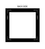 Framed Square Wall Mirror In Cream