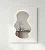 Frameless Abstract Wall Mirror 24 X 36 In