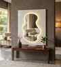 Frameless Abstract Wall Mirror 24 X 36 In