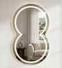 Frameless LED Eight Shaped Wall Mirror 24 X 36 In