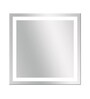 Glass Square Wall Mirror in Transparent colour