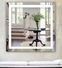 Glass Square Wall Mirror in Transparent colour