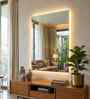 Frameless LED With Backlit Rectangular Wall Mirror 24 X 30 In