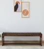 Francisco Sheesham Wood Bench In Provincial Teak Finish