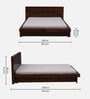 Frankfurt Sheesham Wood king Size Bed In Scratch Resistant Provincial Teak Finish,