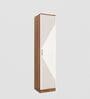 Fraser  1 Door Wardrobe In Noce Lyon & White Finish