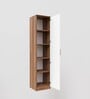 Fraser  1 Door Wardrobe In Noce Lyon & White Finish