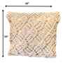 Fray 100% Cotton (16x16) Cushion Cover (Ivory)