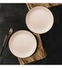 Freakway Ceramic Small/Quarter Plates Set of 2 Pcs | Stoneware Appetizer/Side Plates (7.4 Inch) | Microwave Safe, Dishwasher Safe | Kitchen, Dining, Restaurants, Gifting | Ivory White
