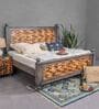 Frediano King Size Bed In Dual Tone