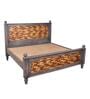Frediano King Size Bed In Dual Tone