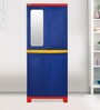 Freedom Storage Cabinet with Mirror in Pepsi Blue Colour