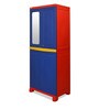Freedom Storage Cabinet with Mirror in Pepsi Blue Colour