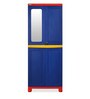 Freedom Storage Cabinet with Mirror in Pepsi Blue Colour