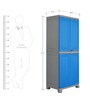 Freedom Storage Cabinet in Blue & Grey Colour