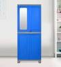 Nilkamal Freedom Plastic Kids 2 Door Wardrobe In Deep Blue & Grey Colour