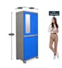 Freedom Plastic Kids 2 Door Wardrobe In Deep Blue & Grey Colour