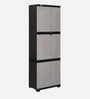 Freedom Large Plastic Storage Cabinet In Charcoal Grey Freedom Large Plastic Storage Cabinet In Charcoal Grey