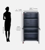 Freedom Medium Plastic Storage Cabinet In Haze Grey Colour Freedom Medium Plastic Storage Cabinet In Haze Grey Colour