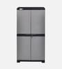 Freedom Medium Plastic Storage Cabinet In Haze Grey Colour Freedom Medium Plastic Storage Cabinet In Haze Grey Colour