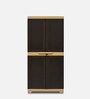 Freedom Plastic Kids 2 Door Wardrobe in Brown Colour