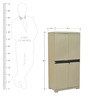 Freedom Mini Medium (FMM) Storage Cabinet in Pista Green & Olive Green Colour