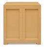 Freedom Plastic Kids 2 Door Narrow Wardrobe In Weather Brown & Biscuit Colour